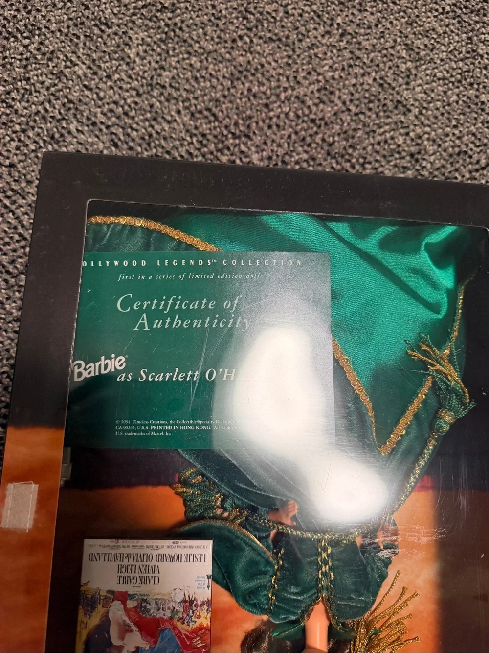 Barbie as Scarlett O'Hara Doll in Green Costume - Collector Edition vintage